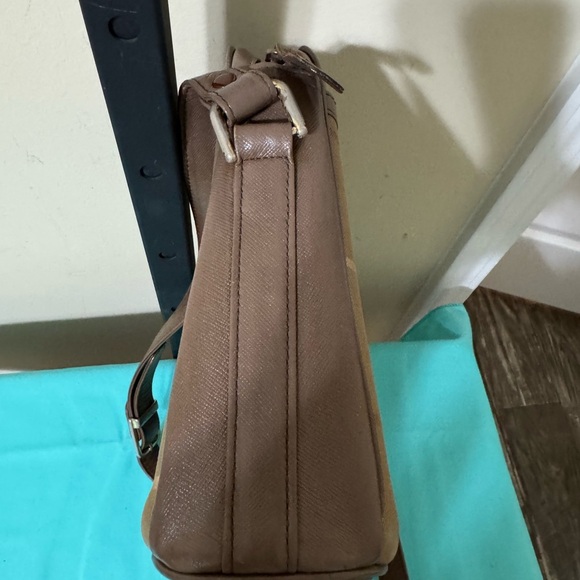 Burberry Brown Plaid Crossbody Bag - Picture 4 of 9
